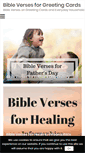 Mobile Screenshot of bibleversesforgreetingcards.com